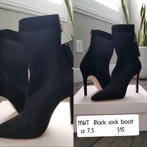 Brand new black bootie